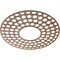 Ekena Millwork Fink Wood Fretwork Pierced Ceiling Medallion, Walnut, 40"OD x 14 1/2"ID x 1/4"T CMWP40X40X0250FFWA - alternate 5